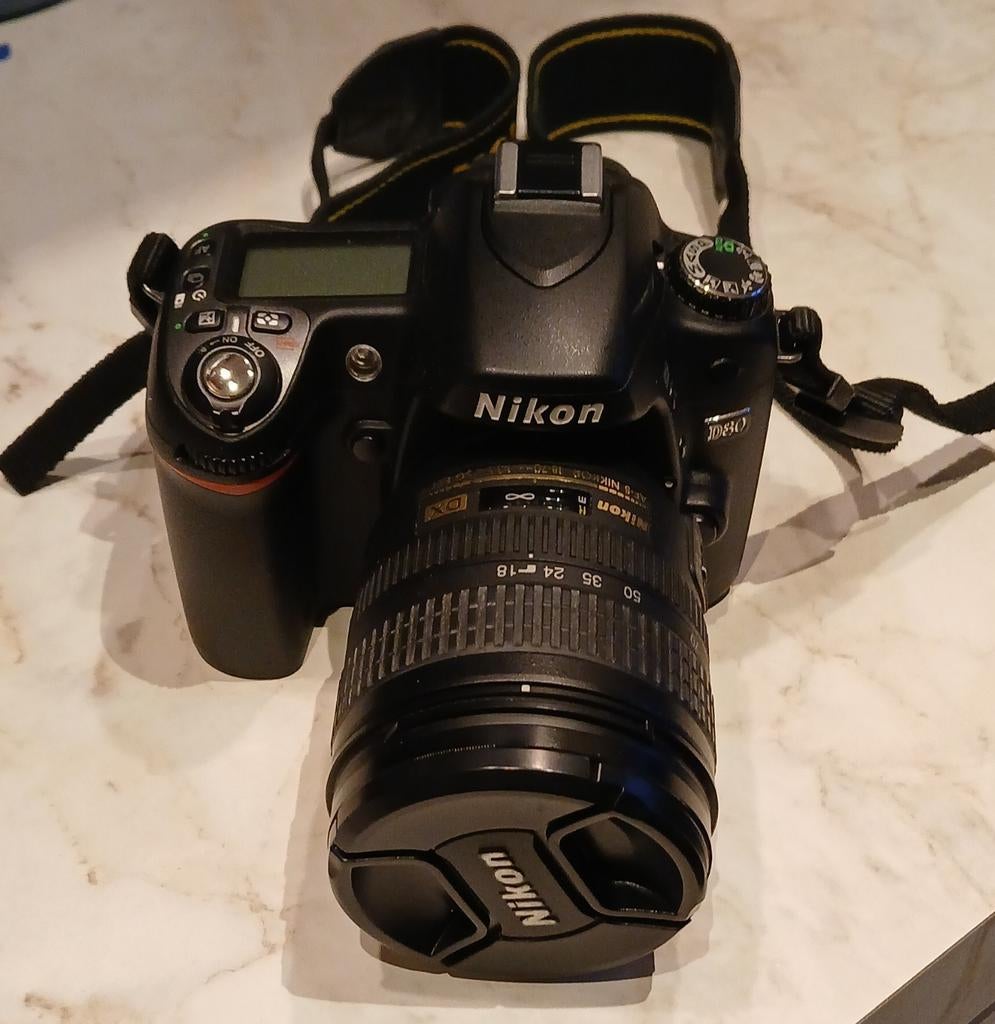 Nikon D80 met 18-70mm lens, Audio, Tv en Foto, Fotocamera's Digitaal, Ophalen of Verzenden