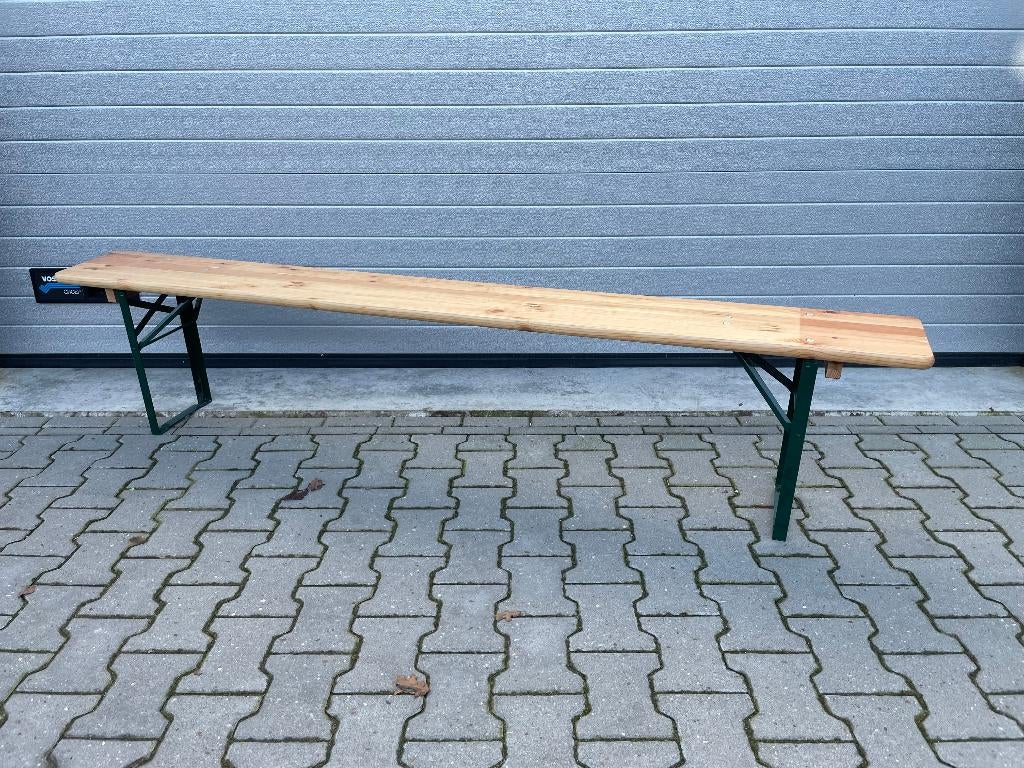 Bierbank - bierbanken 220 cm - Inklapbaar -  laatste  5, Ophalen, Zo goed als nieuw, Inklapbaar, Rechthoekig