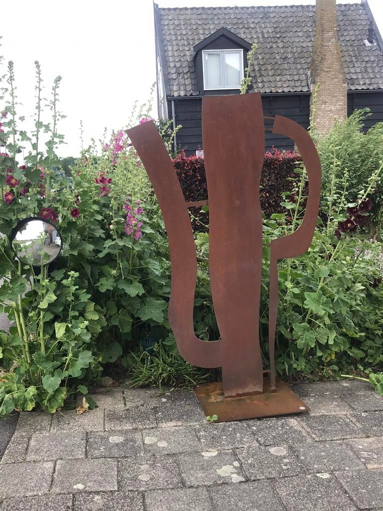 Klaas Gubbels, buitenbeeld van ijzer, Ophalen