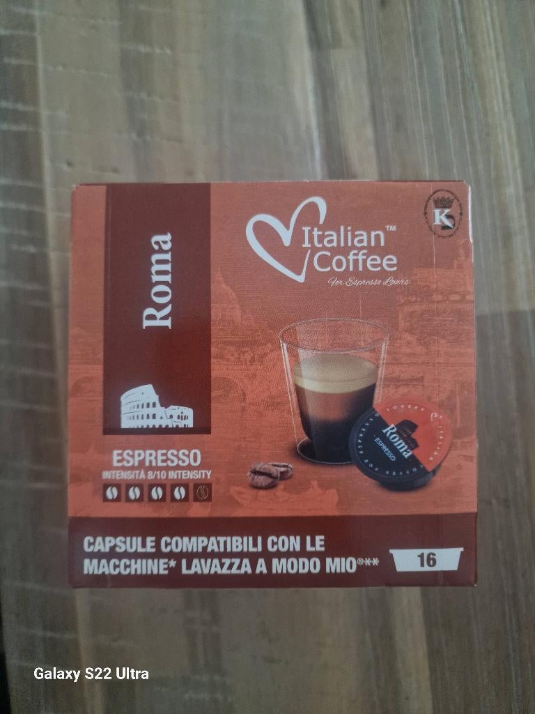 Koffiebon lavazza, Diversen, Ophalen