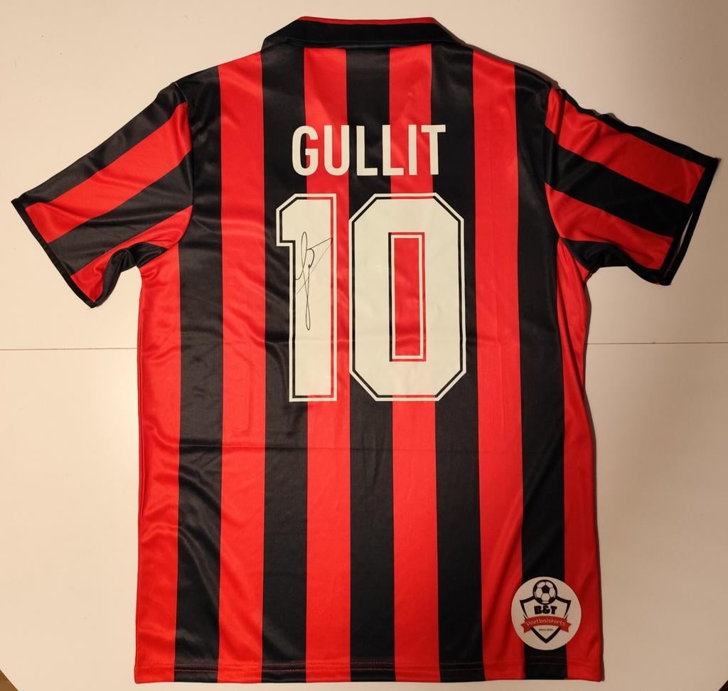 Gesigneerd AC Milan Ruud Gullit shirt, Verzamelen, Buitenlandse clubs, Shirt, Verzenden, .
