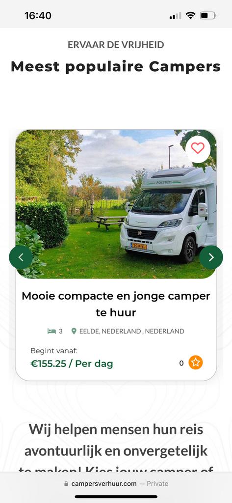 Verdien €8000+ met jouw camper, Caravans en Kamperen, Particulier, Buscamper of Camperbus, Mercedes-Benz