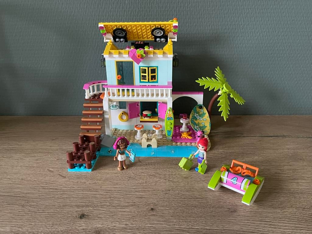 Lego friends Strandhuis 41428, Ophalen of Verzenden, Zo goed als nieuw