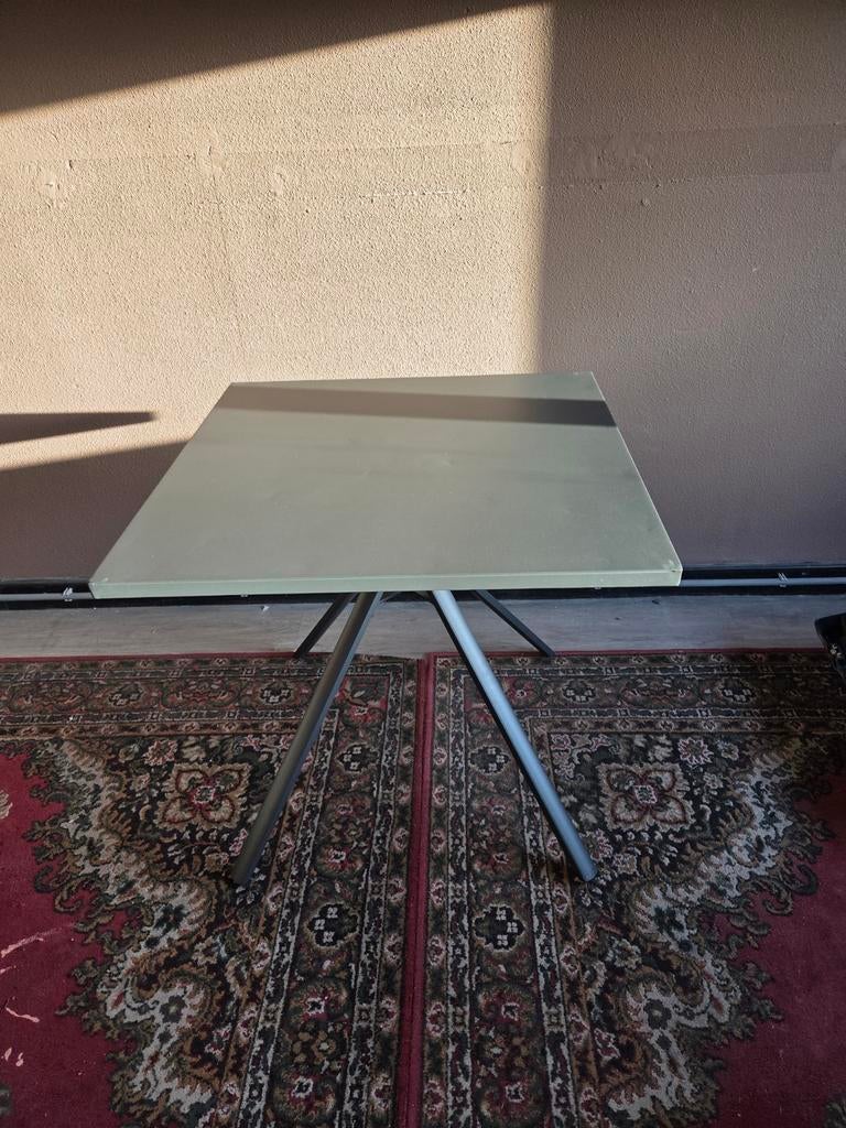 GARDEN IMPRESSION Terrastafel - 80x80cm - Nieuw, Ophalen of Verzenden, Nieuw, Vierkant, Metaal