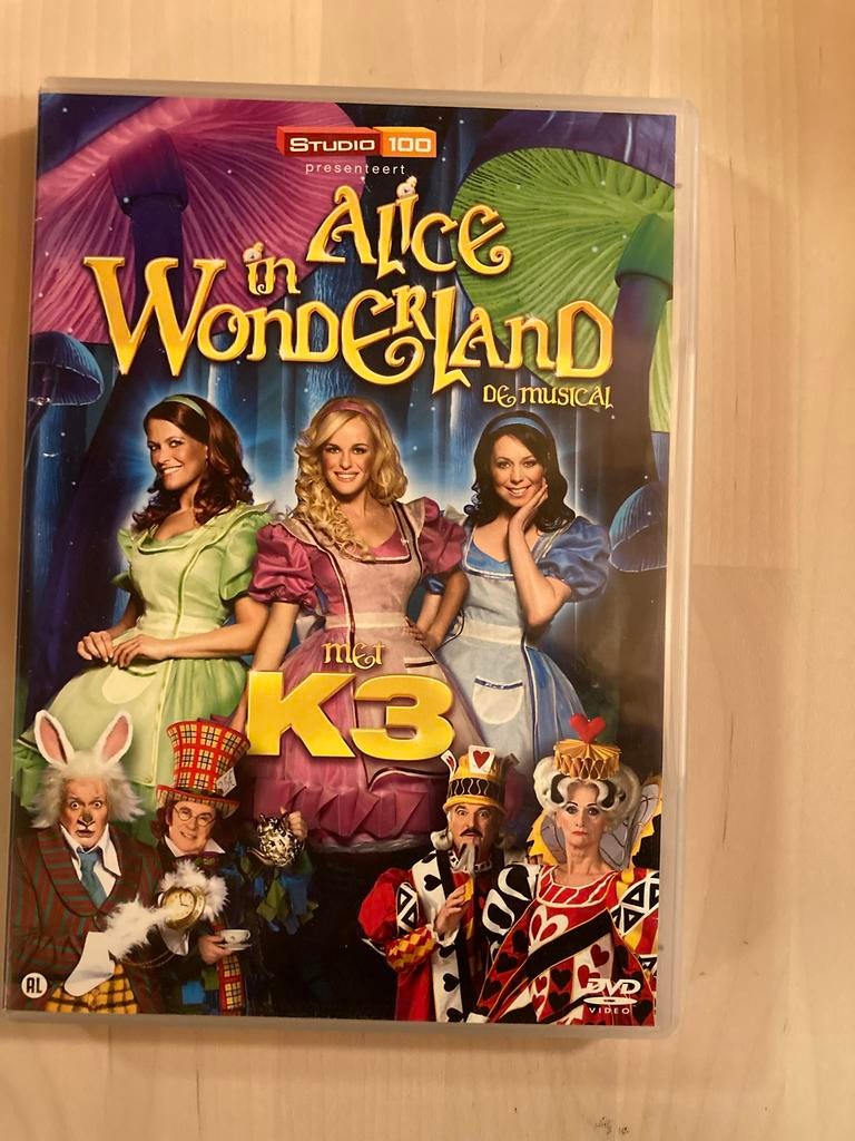 Dvd K3 Alice in wonderland, Alle leeftijden, Overige genres, Ophalen of Verzenden, Zo goed als nieuw
