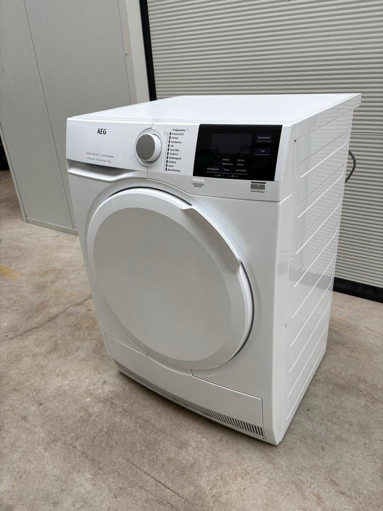 Aeg Condensdroger 7kg 6000 Serie 3 maanden garantie, Ophalen, 6 tot 8 kg, Gebruikt, Voorlader