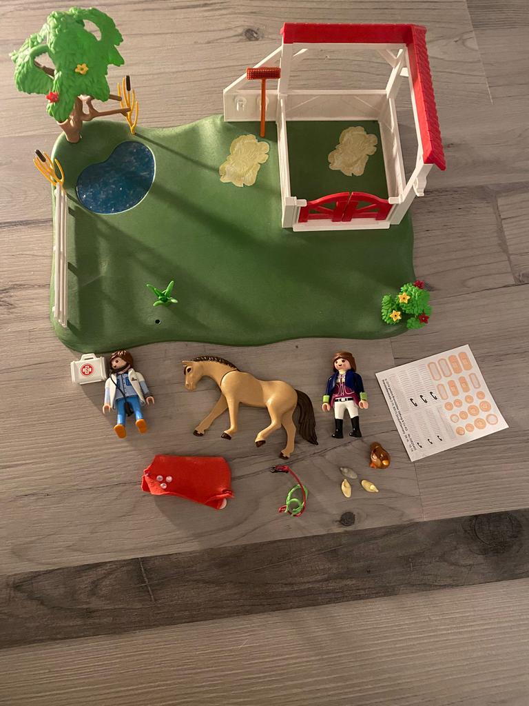 Playmobil paarden dokter, Ophalen of Verzenden, Zo goed als nieuw