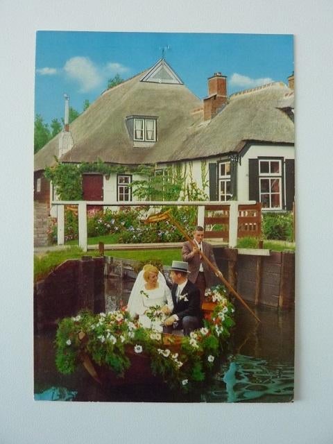 GIETHOORN huwelijk per punter jaren 60  70, Ophalen, 1960 tot 1980, Gelopen, Overijssel