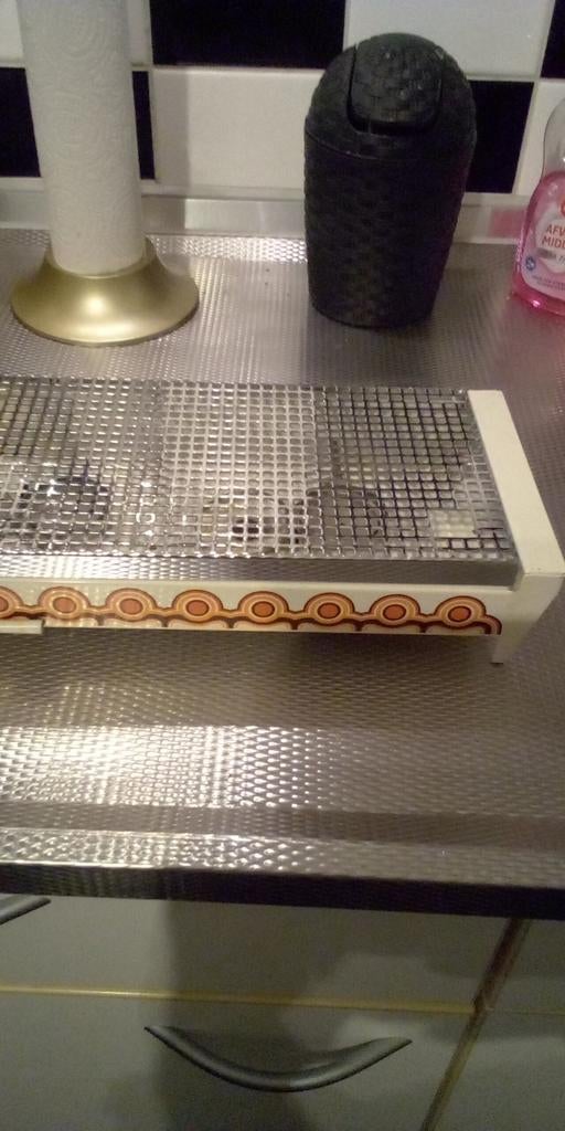 Retro Witte dubbele warm houd plaat brabantia, Ophalen, Huis en Inrichting