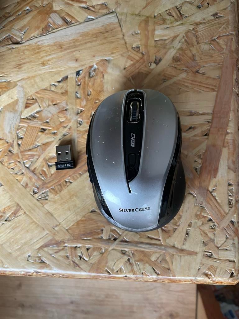 Draadloze SilverCrest Muis - Zo goed als nieuw, Computers en Software, Muizen, Rechtshandig, Muis, Ergonomisch, Ophalen of Verzenden