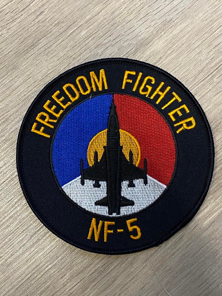 NF-5 Freedom Fighter Roundel, Ophalen of Verzenden, Zo goed als nieuw, Patch, Badge of Embleem