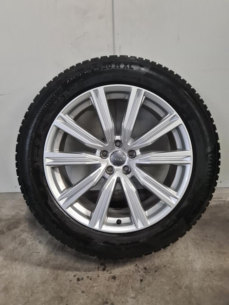 20' Audi Q8 SQ8 Velgen met winterbanden 8mm & 7.7mm, Ophalen, 265 mm, Banden en Velgen, Winterbanden