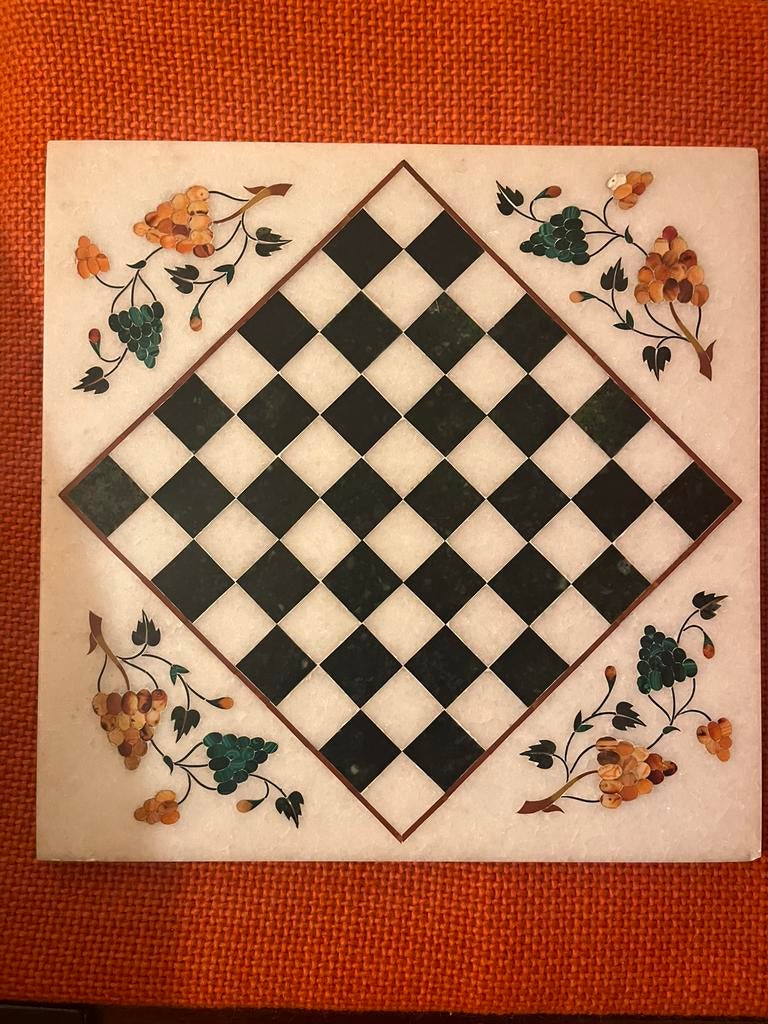 Schitterend parchin kari /pietra dura bord van marmer, Ophalen