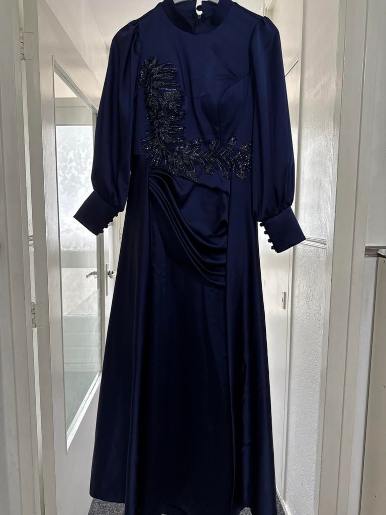 Abiye, Kleding | Dames, Galajurk, Blauw, Zo goed als nieuw, Ophalen