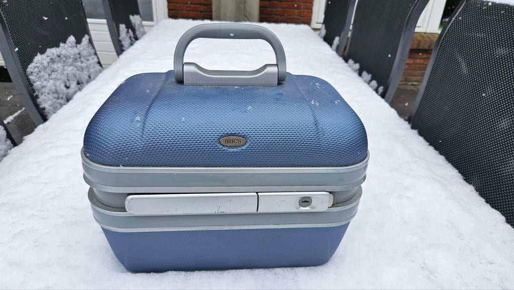 Mooie Bric's Beautycase!, Ophalen, Gebruikt, Blauw