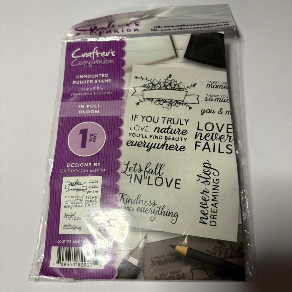 Stempel crafters companion 9 tekst, Ophalen of Verzenden, Zo goed als nieuw