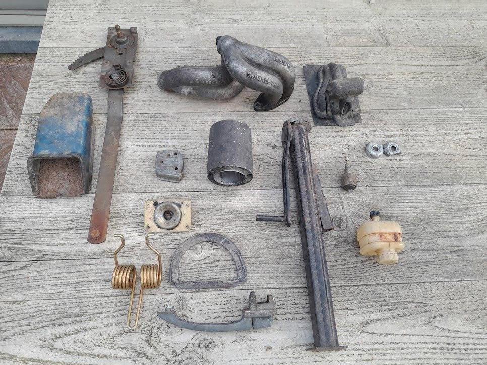 lot vw kever en karmann ghia onderdelen, Ophalen of Verzenden, Gebruikt