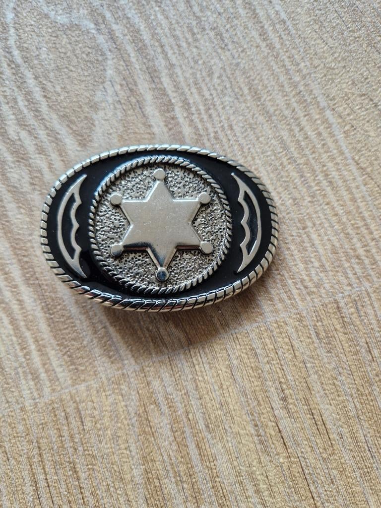 Western country cowboy buckle riemgesp, Losse buckle of gesp, Zwart, Ophalen of Verzenden, Nieuw