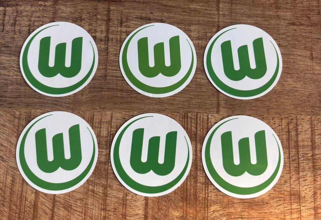 VFL Wolfsburg stickers, Verzamelen, Ophalen of Verzenden, Nieuw, Buitenlandse clubs, Poster, Plaatje of Sticker
