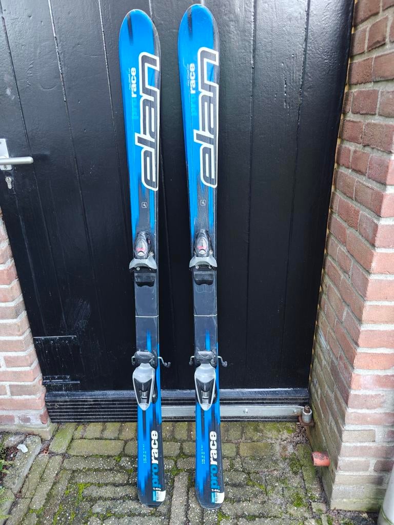 Elan prorace ski's, 140cm, Overige merken, 140 tot 160 cm, Gebruikt, Ophalen of Verzenden