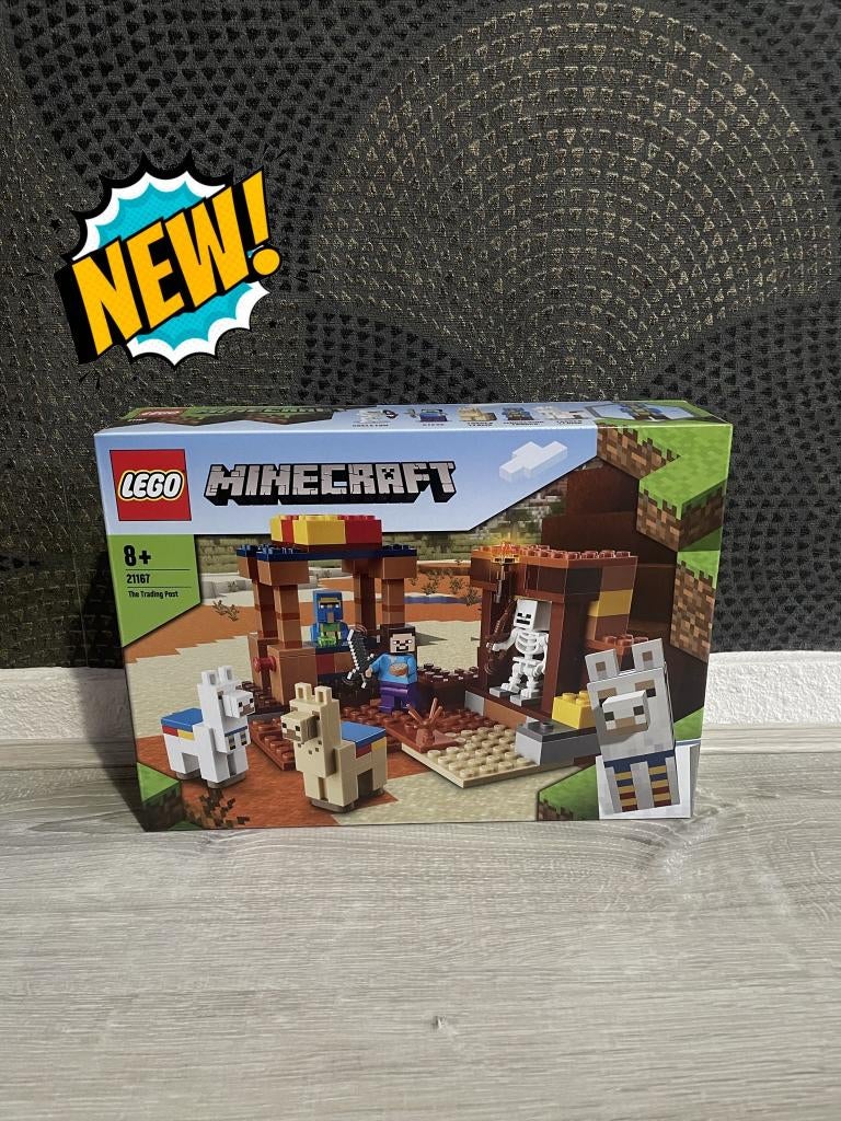 LEGO Minecraft De Handelspost 21167 - Nieuw, Ophalen of Verzenden, Nieuw, Complete set, Lego