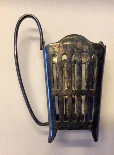 Zilveren Maggi houder, Overige materialen, Overige typen, Ophalen of Verzenden, Zo goed als nieuw