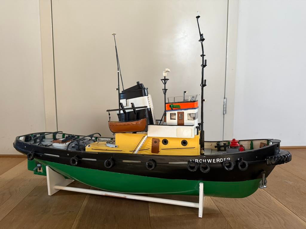 TUGBOAT KIRCHWEDWE -  RC, Ophalen, Zo goed als nieuw