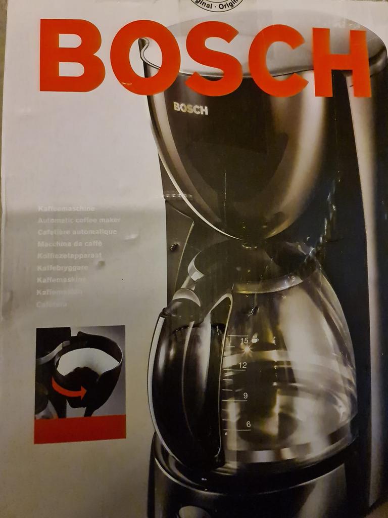Bosch TKA1411V Koffiezetapparaat in doos - max 10 Kopjes, Koffiemachine, Gemalen koffie, Ophalen of Verzenden, Zo goed als nieuw