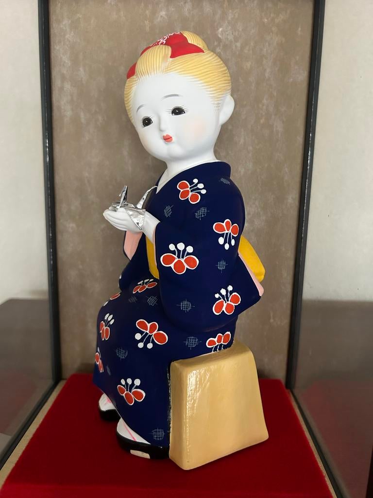 Japanse Geisha van Porselein, Antiek en Kunst, Ophalen