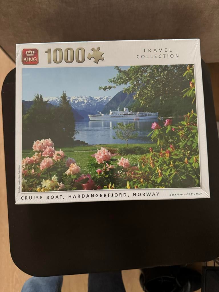 King Puzzel Cruise Noorwegen, Ophalen of Verzenden, 500 t/m 1500 stukjes, Nieuw