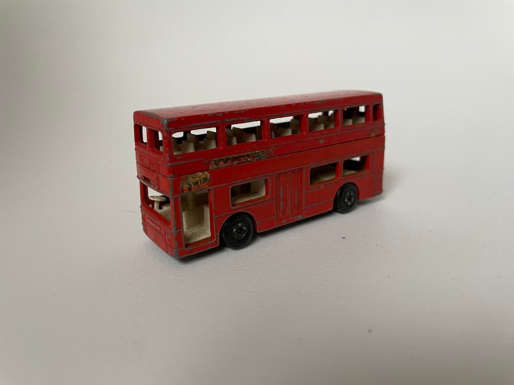 model Londen bus dubbeldekker ‘londoner, rood, Matchbox 1/87, Hobby en Vrije tijd, Modelauto's | 1:87, Ophalen of Verzenden, Gebruikt