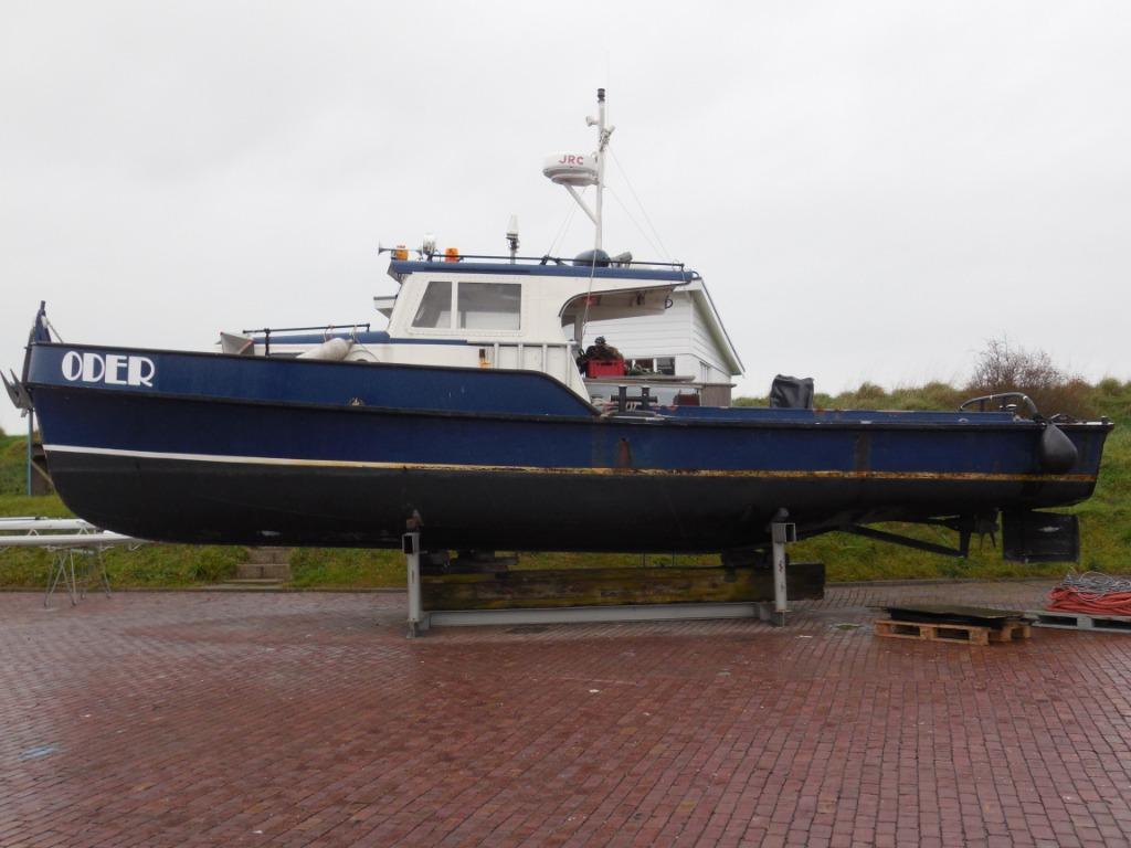 Oost Duitse Binnenvaart Sleepboot Oder te koop, Gebruikt, Staal, Binnenboordmotor, 6 meter of meer