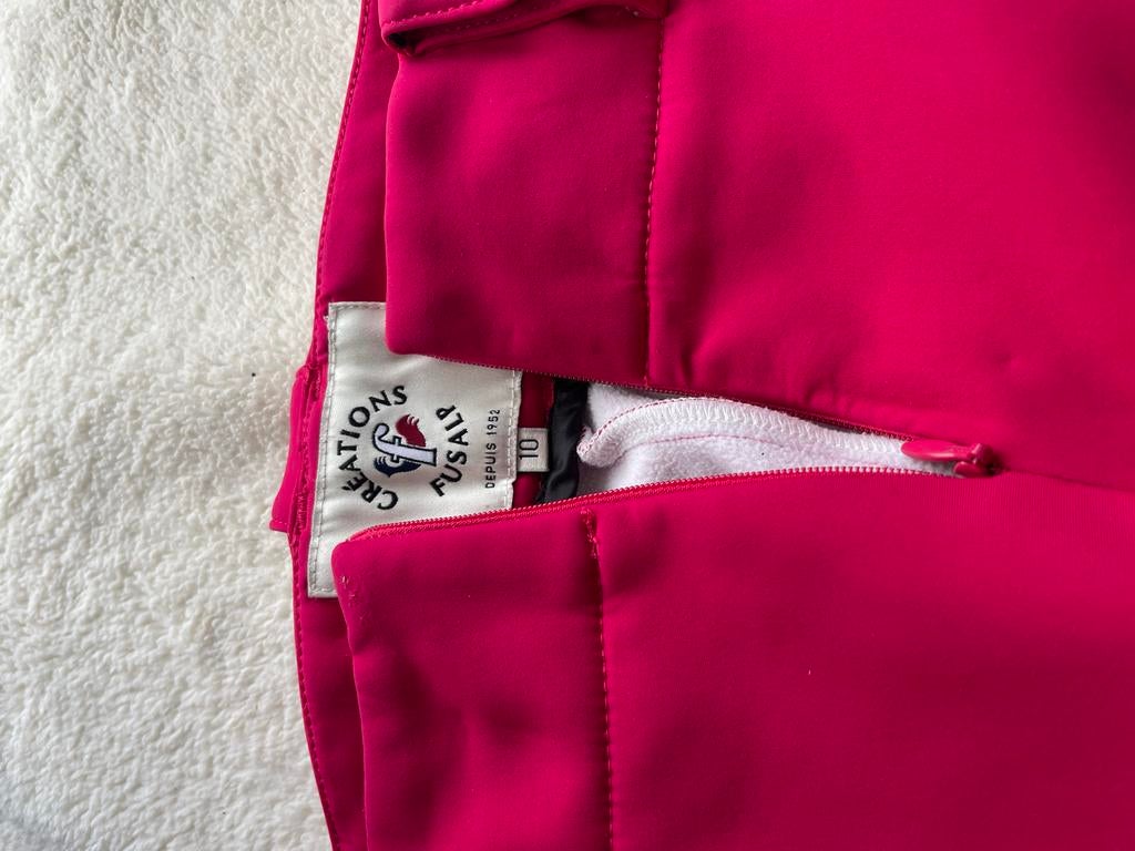 Fusalp Skibroek Meisjes Maat 10 (128) - Fuchsia, Ophalen of Verzenden, Zo goed als nieuw, Meisje, Broek