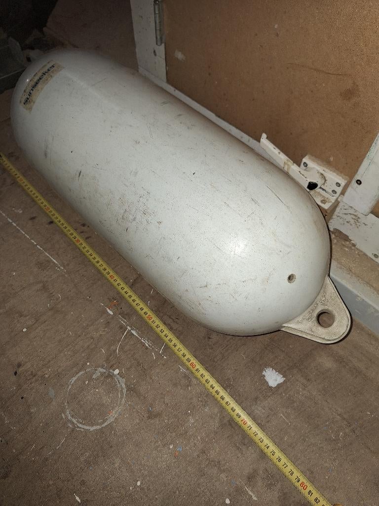 Sunseeker fender 65 cm lang wit, Ophalen of Verzenden, Gebruikt, Overige typen