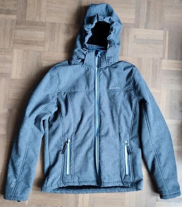 Grijze softshell winter jas - Zo goed als nieuw! Maat M, Maat 38/40 (M), Ophalen of Verzenden, Zo goed als nieuw, Kjelvik