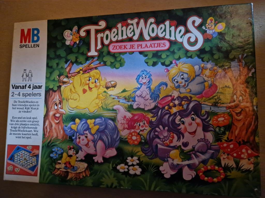 1985 de troeliewoelies zoek je plaatjes snugglebumms mb spel, Ophalen of Verzenden