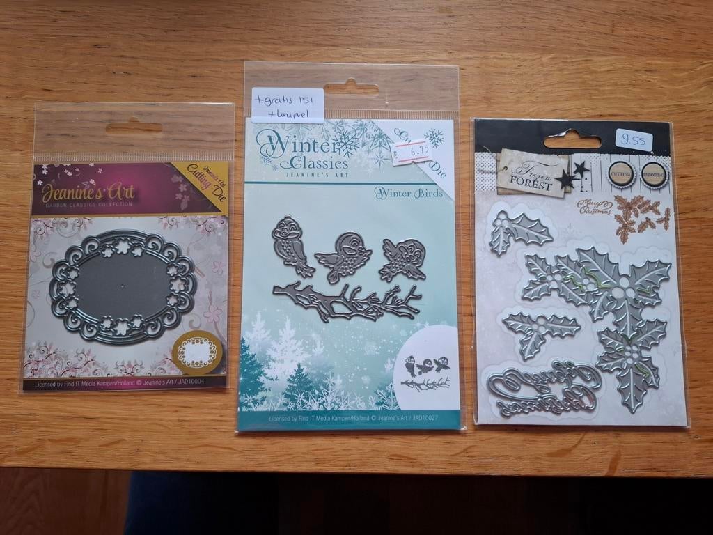 Snij en embossing mallen. Nieuw in verpakking, Ophalen of Verzenden, Nieuw, Overige thema's, Pons of Mal