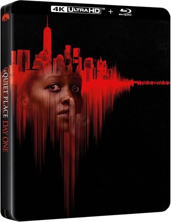 A Quiet Place: Day One STEELBOOK 4K UHD Blu-Ray FR NLO Seal, Cd's en Dvd's, Blu-ray, Ophalen of Verzenden, Nieuw in verpakking