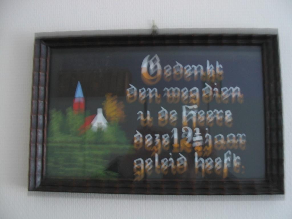 Te Koop schilderij met tekst, Verzenden