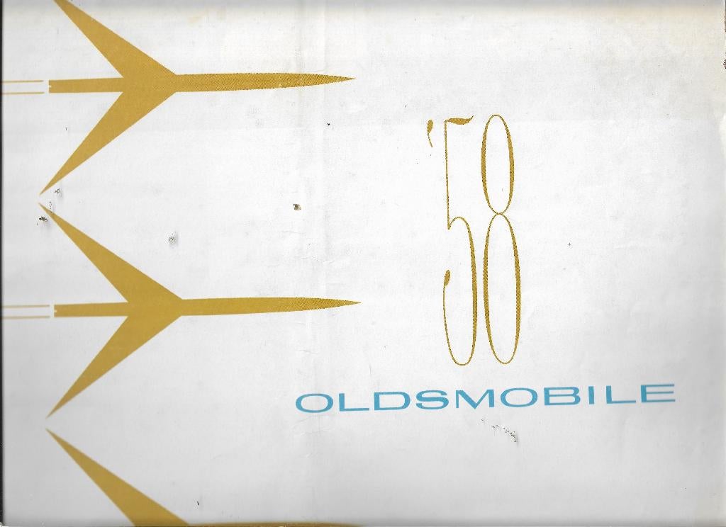 Grote brochure programma OLDSMOBILE, 1958 (USA)., Gelezen, Ophalen of Verzenden, Overige merken, Oldsmobile