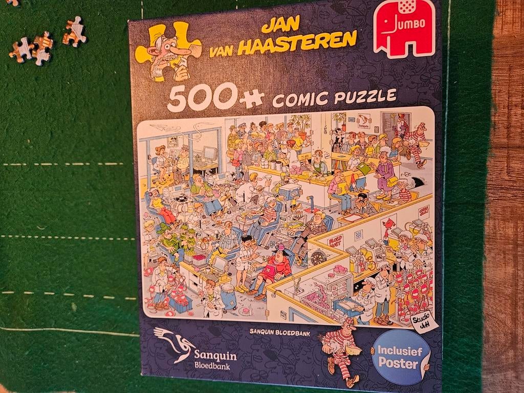 Legpuzzel, Ophalen, 500 t/m 1500 stukjes, Zo goed als nieuw