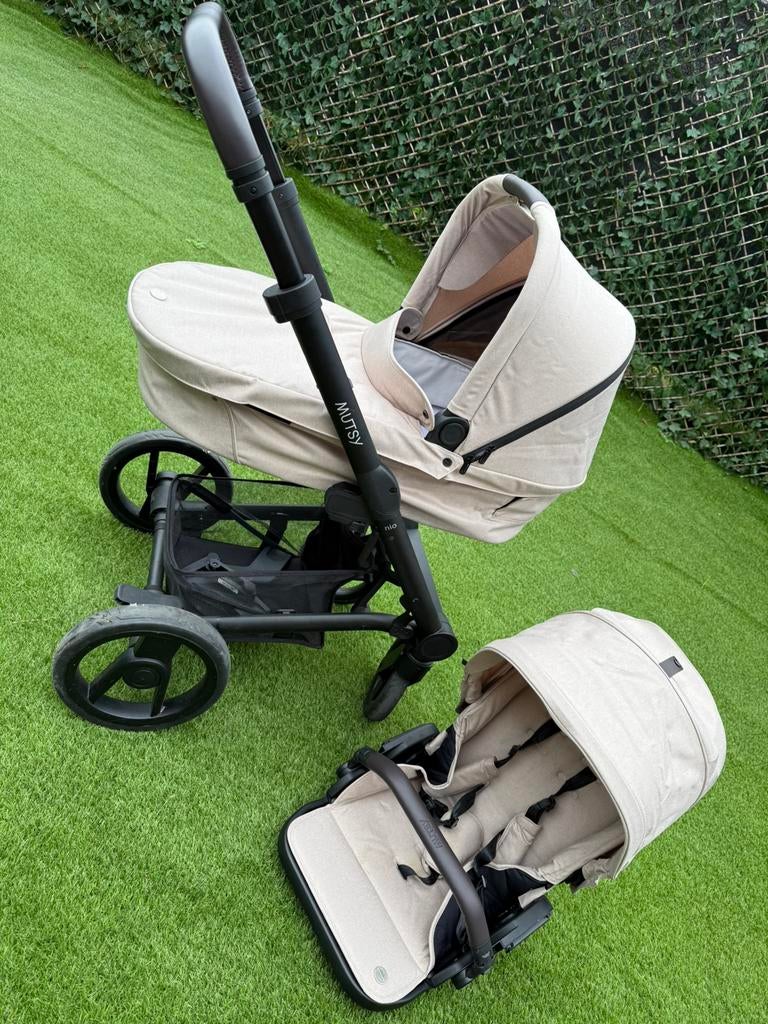 Mutsy 2-in-1 kinderwagen sand, Ophalen, Zo goed als nieuw, Mutsy