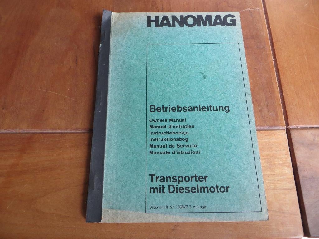 Instructieboek Hanomag F 20, F 25, F 30, F 35 diesel bestel, Ophalen of Verzenden