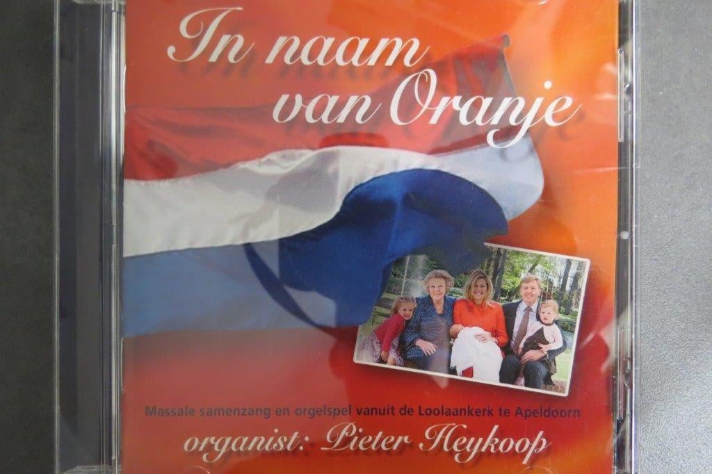Cd orgel en samenzang: In naam van Oranje, Pieter Heykoop, Ophalen of Verzenden, Zo goed als nieuw, Gospel