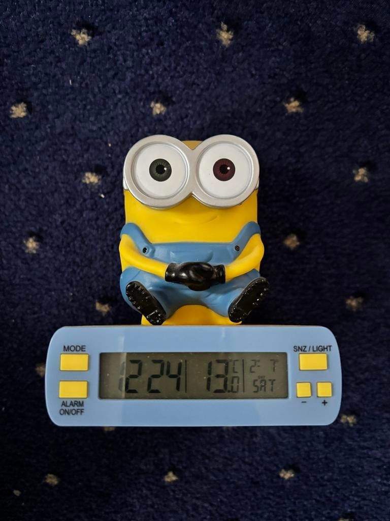 Minions Wekker - Leuke Kinderwekker, Ophalen of Verzenden, Gebruikt, Digitaal, Wekker of Tafelklok