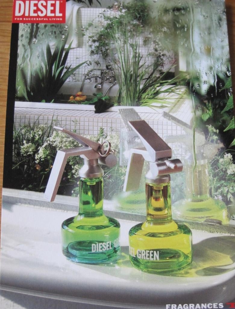 Diesel flagrances - nieuwe ansichtkaart, Verzenden, 1980 tot heden, Ongelopen, Overige thema's