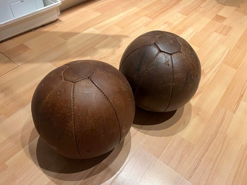 Vintage Medicijne bal (gym bal), Sport en Fitness, Yoga en Pilates, Gebruikt, Overig, Ophalen of Verzenden