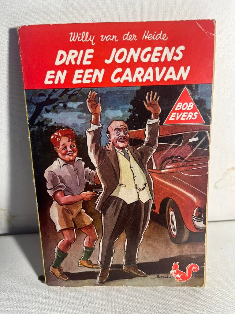 Drie jongens en een caravan" Bob Evers-serie, door v.d.Heide, Boeken, Avontuur en Actie, Ophalen of Verzenden, Zo goed als nieuw