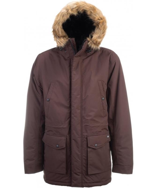 Dickies curtis jacket chocolate brown parka jacket  x-large, Kleding | Heren, Jassen | Winter, Dickies, Ophalen of Verzenden, Dickies