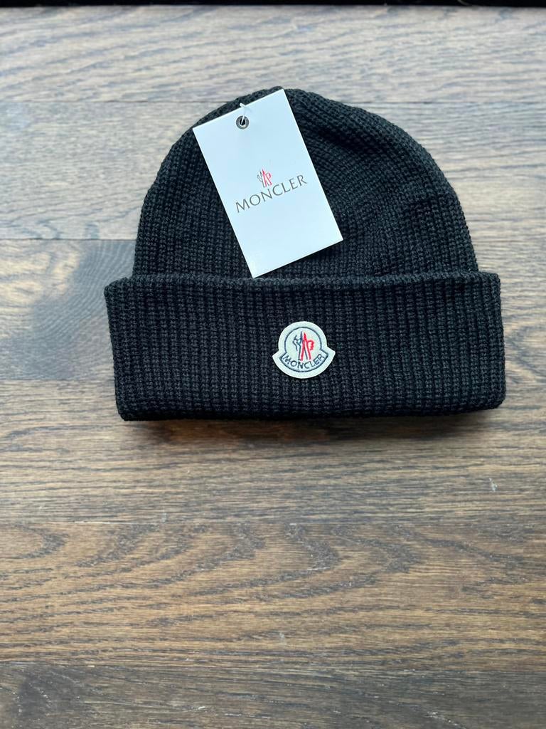 Luxe Moncler Beanie - Warme Kwaliteit - [Zwart] ❄️, Kleding | Heren, Mutsen, Sjaals en Handschoenen, Nieuw, Muts, Overige maten